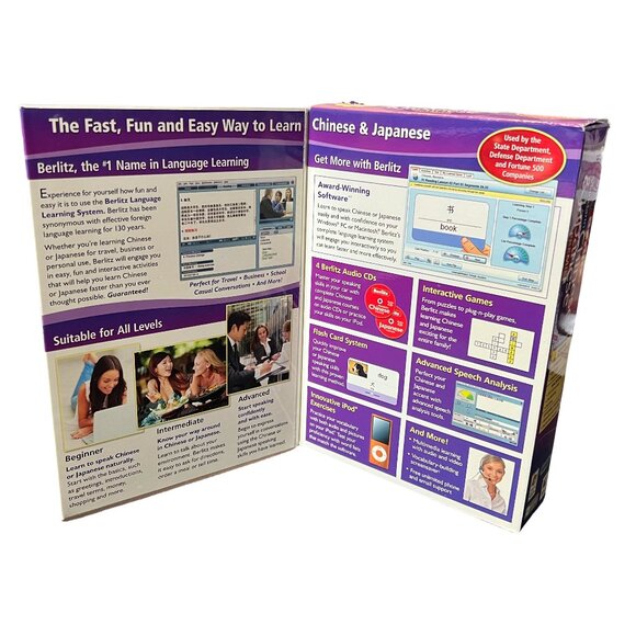 Berlitz Mandarin CHINESE & JAPANESE Premier Language Course – BRAND NEW – - Picture 7 of 7